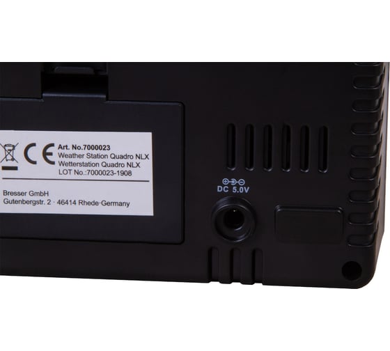 Метеостанция Bresser Thermo Hygro Quadro NLX с тремя датчиками 75319