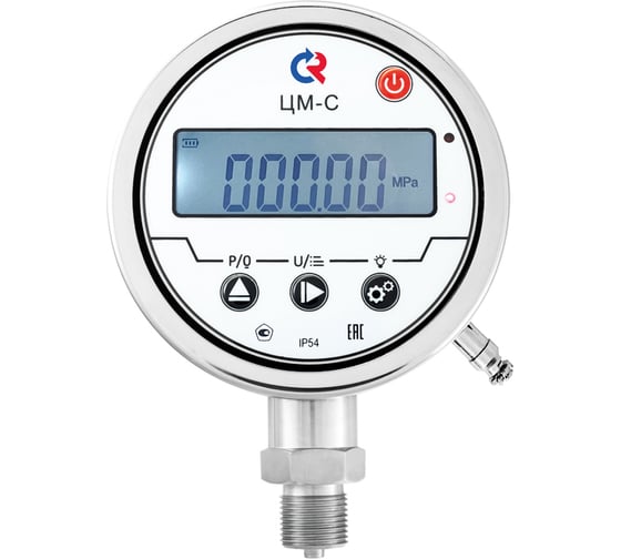 Манометр РОСМА ЦМ-С-В-521Р(-0,1-0MPa)M20x1,5.0,25.24В.4-20 УТ-00050262