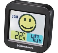 Метеостанция Bresser MyTime Smile, черная 74658