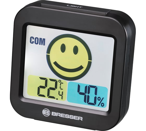 Метеостанция Bresser MyTime Smile, черная 74658