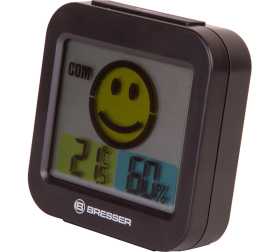 Метеостанция Bresser MyTime Smile, черная 74658