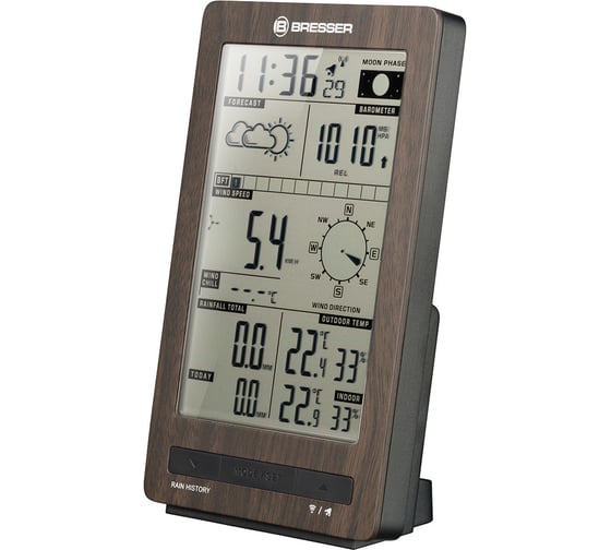 Метеостанция Bresser ClimaTemp FW в корпусе под дерево 75311