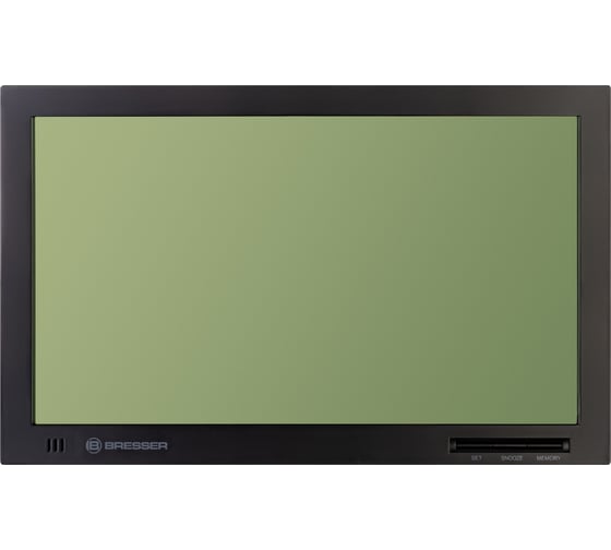 Метеостанция Bresser MyTime Jumbo LCD, настенные часы, черная 74646
