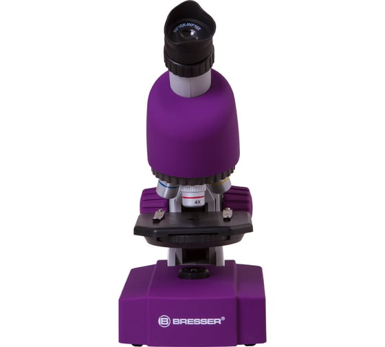 Микроскоп Bresser Junior 40x-640x, фиолетовый 70121