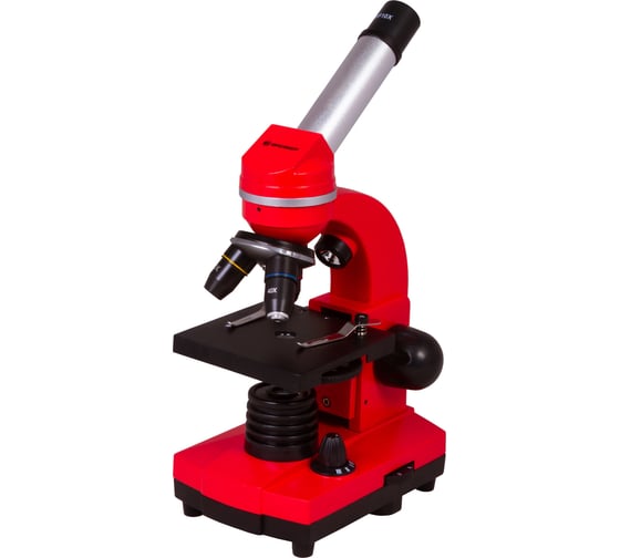 Микроскоп Bresser Junior Biolux SEL 40–1600x, красный 74320