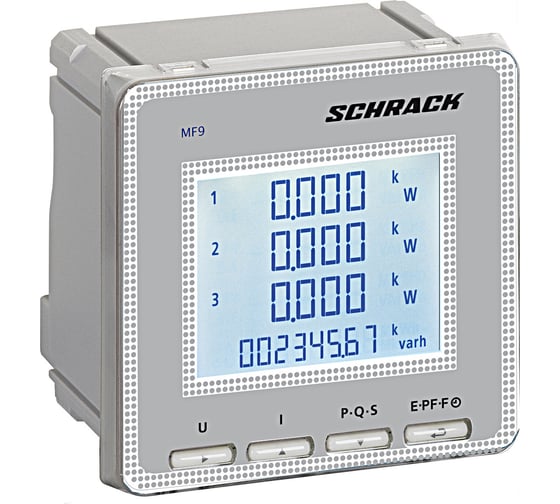 Анализатор сети Schrack Technik MF9, 96x96мм, с соединением RS 485 MGF37900--
