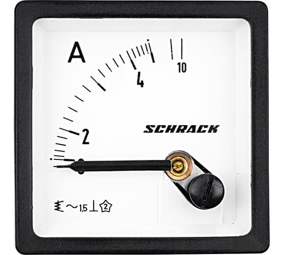 Амперметр Schrack Technik 48x48мм, 5A, AC, прямое измерение MGF54005-A
