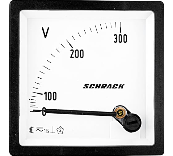 Вольтметр Schrack Technik 72x72мм, 300В пер.т. MGF67300-A