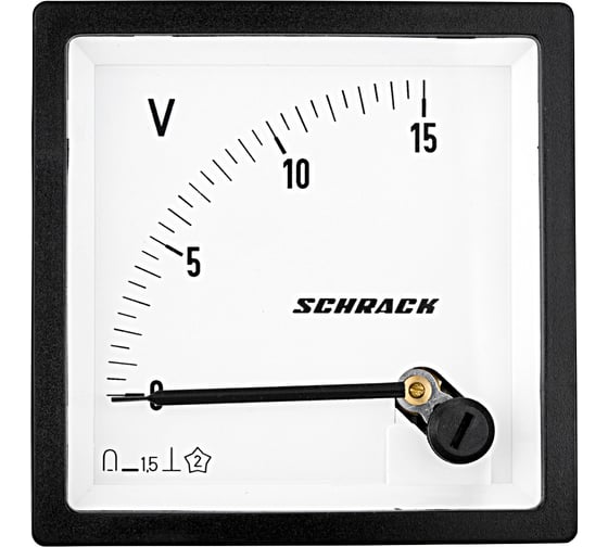 Вольтметр Schrack Technik 72x72мм, 15 В пост.т. MGF27015-A