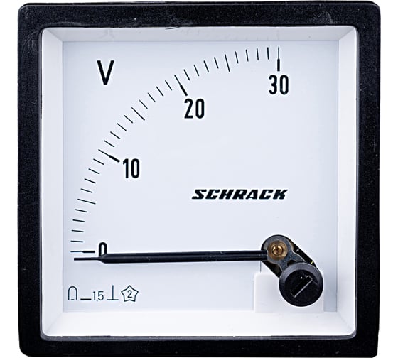 Вольтметр Schrack Technik 72x72мм, 30 В пост.т. MGF27030-A
