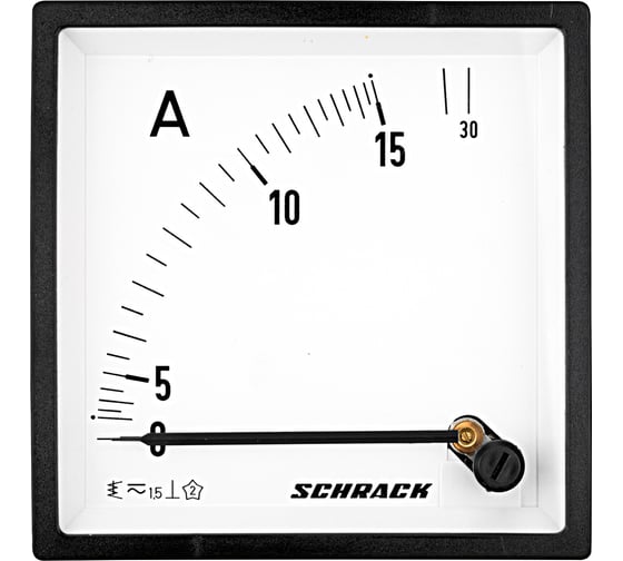 Амперметр Schrack Technik 96x96мм, 15A, AC, прямое измерение MGF59015-A