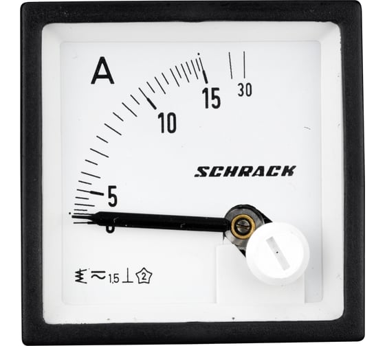 Амперметр Schrack Technik 48x48мм, 15A, AC, прямое измерение MGF54015-A
