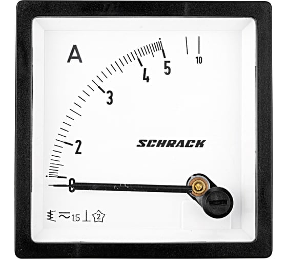Амперметр Schrack Technik 72x72мм, 5A, AC, прямое измерение MGF57005-A