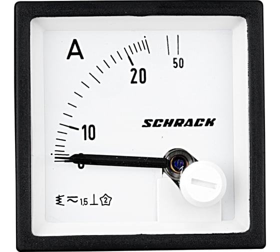 Амперметр Schrack Technik 48x48мм, 25A, AC, прямое измерение MGF54025-A