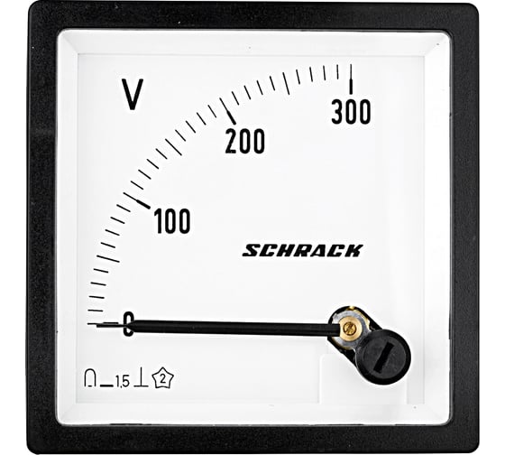 Вольтметр Schrack Technik 72x72мм, 300 В пост.т. MGF27300-A