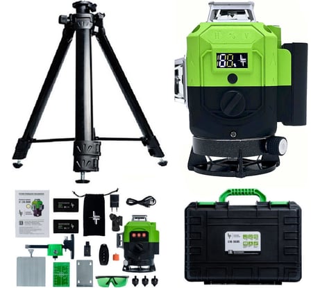 Профессиональный лазерный уровень LT L16-360S + штанга 1.5 м усиленная L16-360S/1.5м-УС