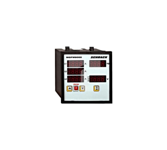 3-фазный программный электронный мультиметр Schrack Technik MGFM9000--