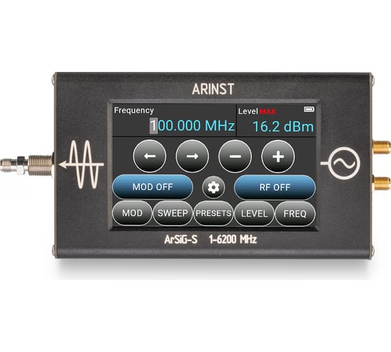 Портативный генератор синусоидального сигнала ARINST ArSiG-S 2191