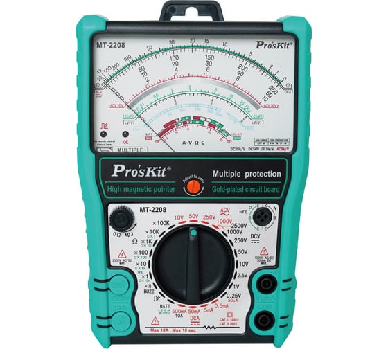 Аналоговый мультиметр Fibox MT-2208