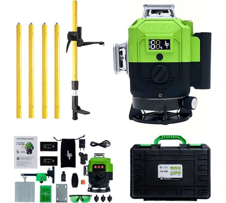 Профессиональный лазерный уровень LT L16-360S + штанга распорная 3.6м L16-360S/3.6м