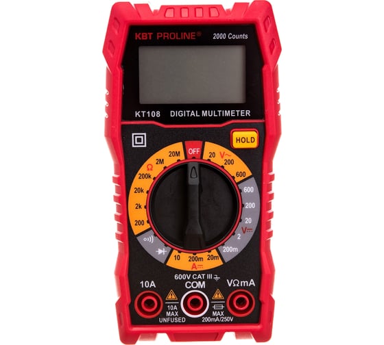 Цифровой мультиметр КВТ KT 108 PROLINE 86324