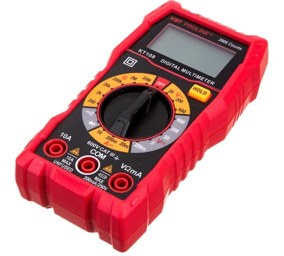 Цифровой мультиметр КВТ KT 108 PROLINE 86324