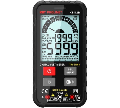 Цифровой мультиметр КВТ SMART KT 112В PROLINE 86326