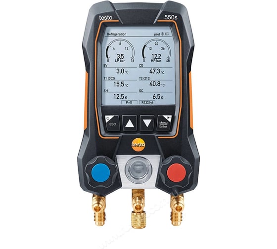 Комплект 3 Testo 550s в кейсе c шлангами 5645503