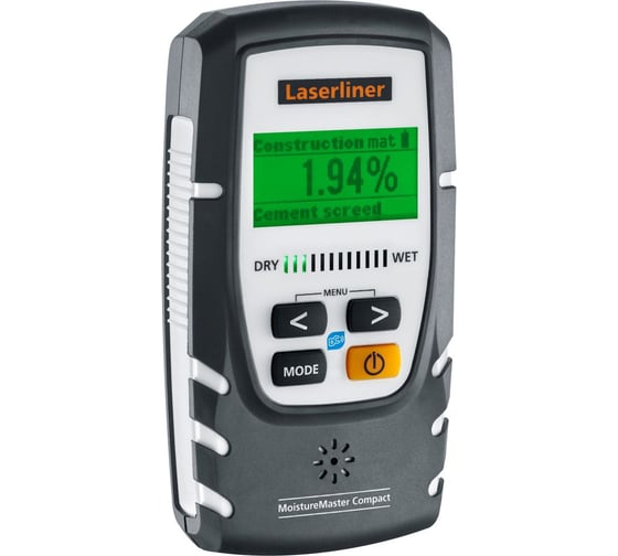 Профессиональный бесконтактный влагомер Laserliner MoistureMaster Compact Plus (BLE) 082.334A