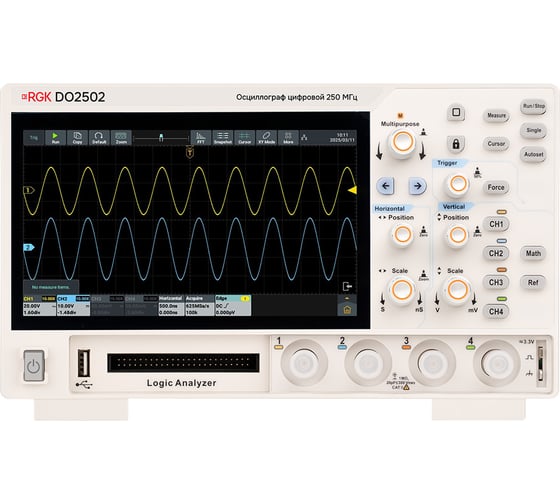 Осциллограф цифровой RGK DO2502 с поверкой 702575