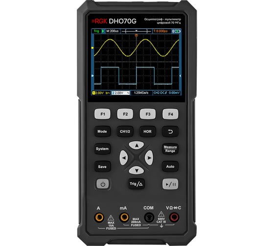 Осциллограф - мультиметр RGK DHO70G с поверкой 702643