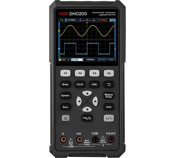 Осциллограф - мультиметр RGK DHO200 с поверкой 702674