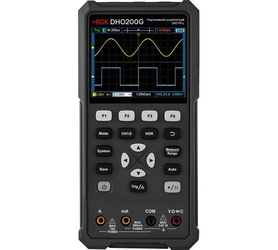 Осциллограф - мультиметр RGK DHO200G с поверкой 702681