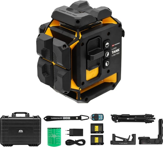 Профессиональный лазерный уровень ADA LaserTANK 4-360 PRO Ultimate Edition А00770