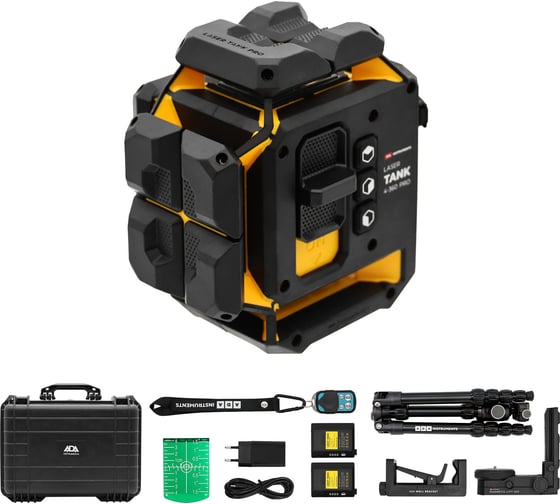Профессиональный лазерный уровень ADA LaserTANK 4-360 PRO Ultimate Edition А00770