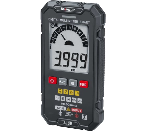 Мультиметр Navigator 95 769 NMT-Mm-125B, True RMS, Smart 95769