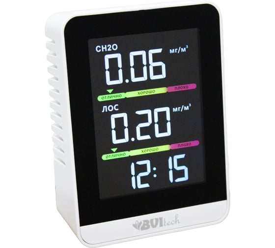 Измеритель концентрации BVItech лос/HCHO термометр часы TVOC/HCHO BV-M95