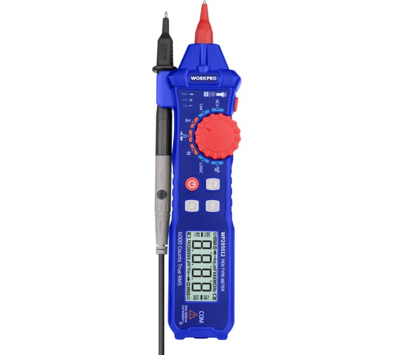 Мультиметр цифровой Workpro PRO AC/DC WP295012 1