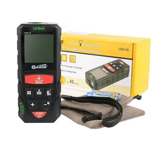 Лазерный измеритель расстояния Garin LDM-40 17633