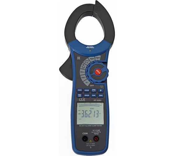 Клещи электроизмерительные СЕМ DT-3351 True RMS с поверкой 686054