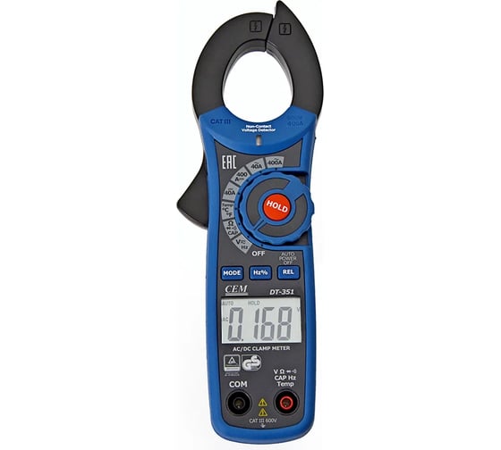 Клещи электроизмерительные с поверкой СЕМ DT-351 685644