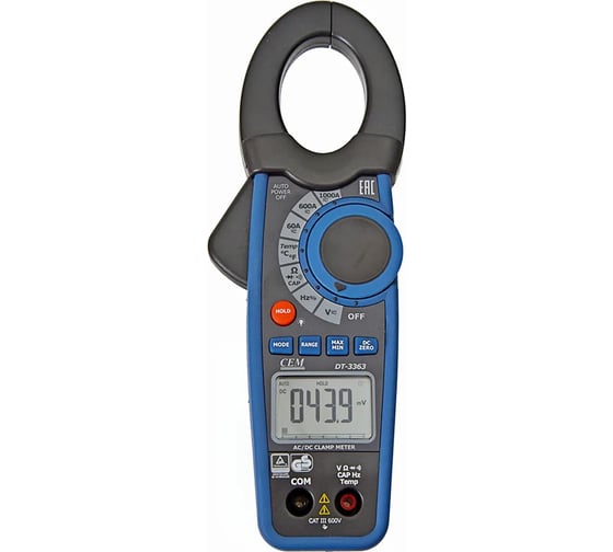 Токовые клещи СЕМ DT-3363 с поверкой 685248