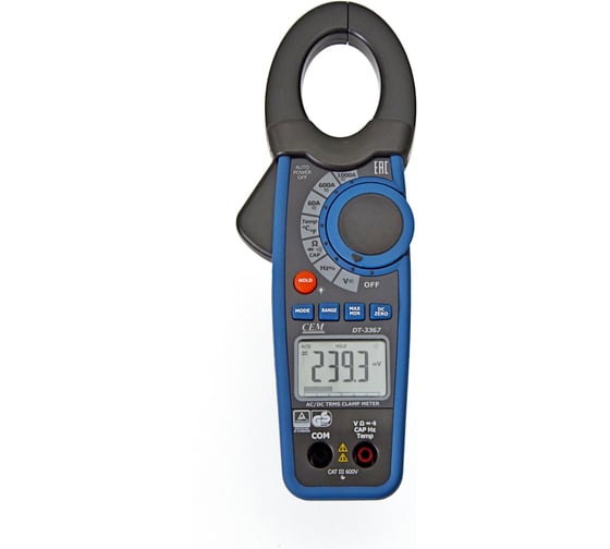 Клещи электроизмерительные СЕМ DT-3367 True RMS с поверкой 685866