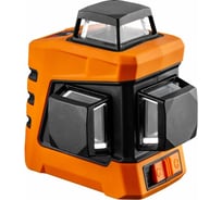 Лазерный уровень 3D NEO Tools, 15 м, красный, самовыравнивание 4, магнитный держатель, чехол 75-103