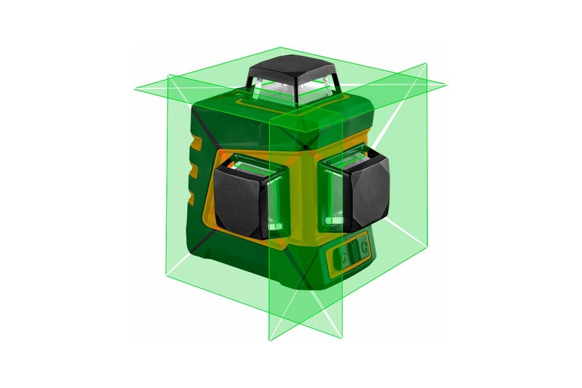 Лазерный уровень 3D NEO Tools, 20 м, зеленый, самовыравнивание 4 .