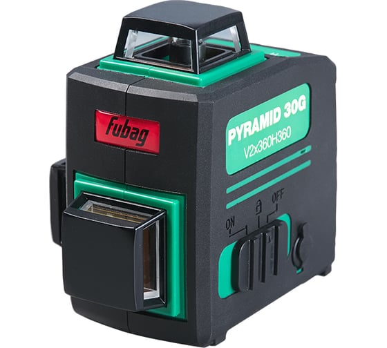 Лазерный уровень с зеленым лучом FUBAG 3D Pyramid 30G V2x360H360 41197