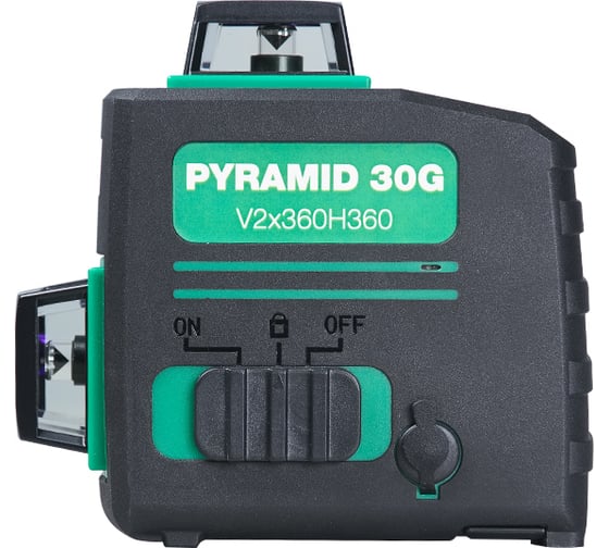Лазерный уровень с зеленым лучом FUBAG 3D Pyramid 30G V2x360H360 41197