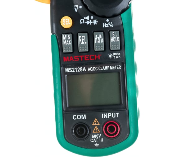 Токоизмерительные цифровые клещи Mastech MS2128A 00-00007570