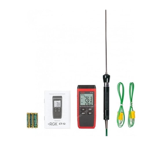 Термометр RGK CT-12 с погружным зондом температуры TR-10W RGK 779913