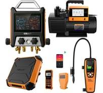 Комплект Манометрический коллектор MS4000, течеискатель ILD-200, насос V700 и весы SRC510 Elitech MS4000SETPROFI